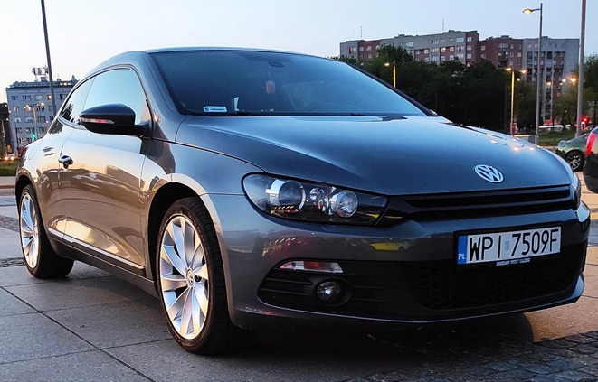 Volkswagen Scirocco cena 54900 przebieg: 149800, rok produkcji 2013 z Warszawa małe 79